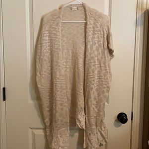Cream cardigan